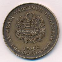 Bognár György (1944-) 1988. "MÉE Gyöngyösi Csoport - Aradi Vértanúk / Knézich Károly" Br e...