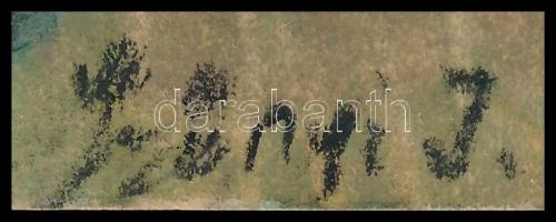 Szőnyi I jelzéssel: Táj. Akvarell, papír. Lap széle kissé sérült. 20,5x23 cm