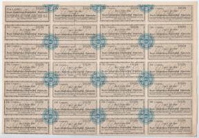 Budapest 1876. "Győr-sopron-ebenfurti vasut" részvénye 200Ft-ról, magyar és német nyelven,...