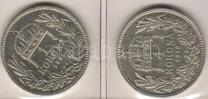 1915-16 1K ezüst 1-1db T:2+