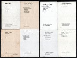 cca 1970-1980 Magyar és külföldi színészek, kb. 50-60 db hátoldalán feliratozott fotó, a Képes Film ...