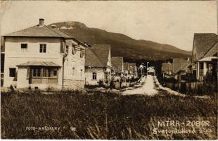 Nyitra, Nitra; Zobor, Svatoplukova ulica / utca / street. Foto Rasofsky 78. photo (r)