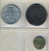 Kis hagyaték gyűjtemény, egész világ, Rómától napjainkig 69db, jobbakkal T: vegyes, éremberakóban