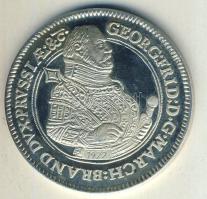 Német Államok/Brandenburg 1586. Taler Ag modern utánveret 23,2g T:PP