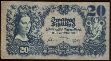 Ausztria 1945. 20Sch T:II