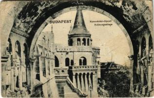 1917 Budapest I. Koronázási lépcső (fa)