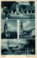 Vajszló, Hősök szobra, emlékmű, Római katolikus templom, Református templom, Kossuth utca (b)