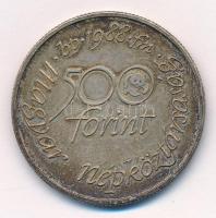 1988. 500Ft Ag "Világ vadvédelmi alap" T:1- patina, ph.
Adamo EM100