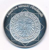 DN "A magyar nemzet pénzérméi - A címer elemei először együtt egy vereten 1440-1444" Ag emlékérem (10,37g/0.999/35mm) T:PP