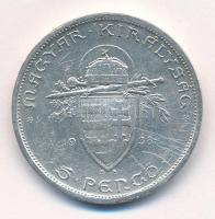 1938. 5P Ag "Szent István" T:2 karcok
Adamo P8.1