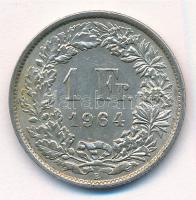 Svájc 1964B 1Fr Ag T:1-,2  Switzerland 1964B 1 Franc Ag C:AU,XF  Krause KM#24
