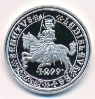 DN A legértékesebb magyar érmék - II. Ulászló ezüst guldinerének replikája ezüstözött Cu emlékérem, COPY jelzéssel (40mm) T:PP