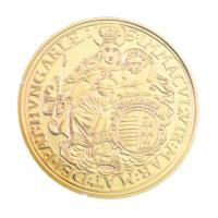 DN "A legértékesebb magyar érmék - I. Lipót tízszeres aranydukátjának replikája" aranyozot...