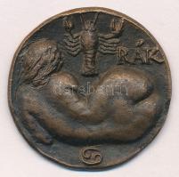 DN "Galambos Sándor - fémöntő - Budapest VI. Bokányi D. u. 30. 1063" kétoldalas, öntött br...