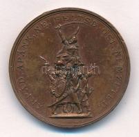 1896. "Árpád Apánk Ne Féltsd Ősi Nemzeted / I. Ferenc József" kétoldalas, milleniumi bronz emlékérem (29mm) T:2 kis ph.