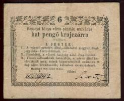 1849. Rozsnyó 6kr T:III