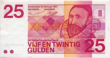 Hollandia 1971. 25G Jan Pietersz Sweenlinck T:I Netherlands 1971. 25 Gulden Jan Pietersz Sweenlinck C:UNC Krause 92.a