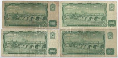 Csehszlovákia 1961. 100K (9x) T:III,III-
Czechoslovakia 1961. 100 Korun (9x) C:F,VG