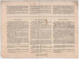 Budapest 1882. "Magyar szent korona országainak vörös-kereszt egylete" kisorsolási kötvény...