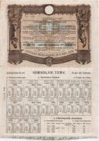 Budapest 1882. "Magyar szent korona országainak vörös-kereszt egylete" kisorsolási kötvény...