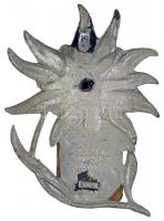 ~1930. "MTE (Magyar Turista Egyesület)" zománcozott fém jelvény, "BERÁN N. BPEST DÖBR...