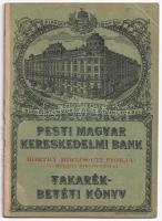 1940-1944. "Pesti Magyar Kereskedelmi Bank" Horthy Miklós úti fiókjának takarék betétkönyv...