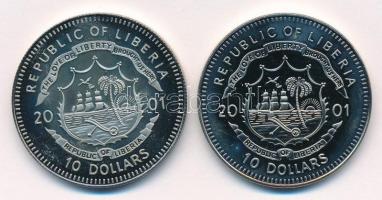 Libéria 2001. 10$ "Szabadság pillanatai - Tell Vilmos 14. század" multicolor + 2001. 10$ &...