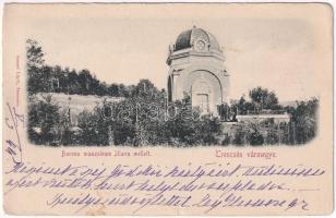 1899 (Vorläufer) Klobusic, Klobusice (Illava, Ilava); Baross mauzóleuma Trencsén vármegyében. Gansel Lipót / mausoleum