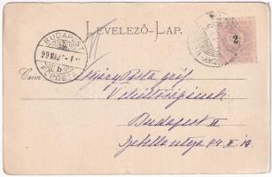 1899 (Vorläufer) Klobusic, Klobusice (Illava, Ilava); Baross mauzóleuma Trencsén vármegyében. Gansel...