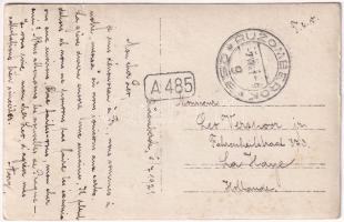 1921 Rózsahegy, Ruzomberok; Magyar papírgyár Részvénytársaság / paper factory. photo (EK)