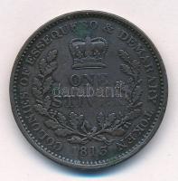 Demerara és Essequibo 1813. 1S Cu "III. György" technológiai hibás veret (verőtő-repedés) ...