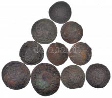 Római Birodalom 10db-os Br érmetétel a III-IV. századból T:3 Roman Empire 10pcs Br coin lot from the 3rd-4th century C:F