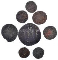 Római Birodalom 8db-os Br érmetétel a III-IV. századból T:2-3 Roman Empire 8pcs Br coin lot from the 3rd-4th century C:XF-F