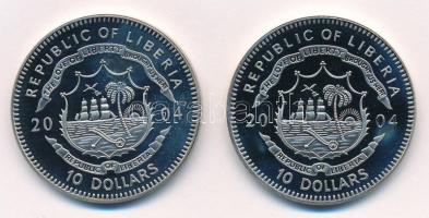 Libéria 2004. 10$ "Szabadság pillanatai - Algír függetlenségi háború 1954" multicolor + 10...