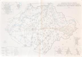 1976-1977 3 db közúti térkép: Pest, Nógrád és Szabolcs-Szatmár megye. Bp., Kartográfiai Vállalat/KPM...