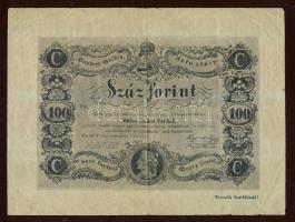 1848. 100Ft "Kossuth bankó" imitációja - Révay testvérek 1888-ból származó reklámja T:II/III+