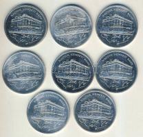 1992 200 Ft Ag "MNB" (8x) T:1, 2, 2-