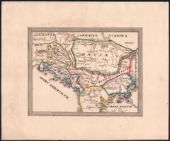XIX sz. Az ókori Balkán és Kis-Ázsia térképe, kézzel készített másolat, tus, 16x20 cm,14x19 cm, lapméret: 24x29 cm