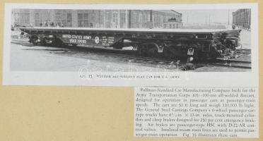 Vasúti közlekedés témájú papírrégiség gyűjtemény: régi fotók, kivágások, tervrajzok, stb., 2 db irat...