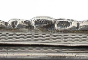 Ezüst (Ag) Pudrié. Jelzett. Nettó: 50g, 6,5x6,5cm