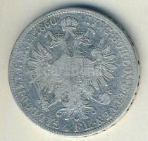 Ausztria 1860A 1Fl Ag T:3-