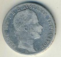 Ausztria 1860A 1Fl Ag T:3-