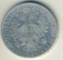 Ausztria 1858A 1Fl Ag T:3-