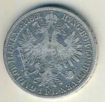 Ausztria 1861A 1Fl Ag T:3-