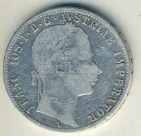 Ausztria 1861A 1Fl Ag T:3-