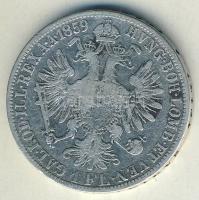 Ausztria 1859A 1Fl Ag T:3-