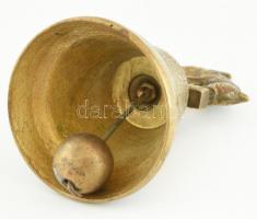 "Poznan" kosos bronz harang, m: 11 cm