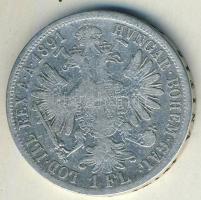 Ausztria 1891. 1Fl Ag T:3