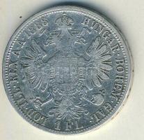 Ausztria 1888. 1Fl Ag T:3