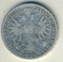 Ausztria 1881. 1Fl Ag T:3-/3